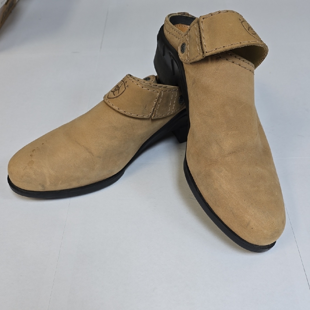 Ariat Tan Suede Women's Clog Style Shoes